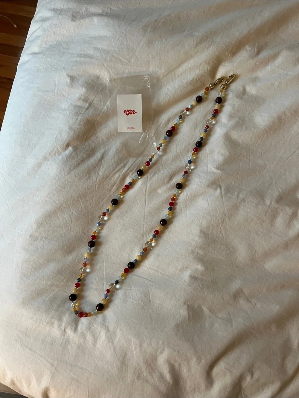 Ossa - Beaded Crossbody Phone Lanyard  - “Orbit”